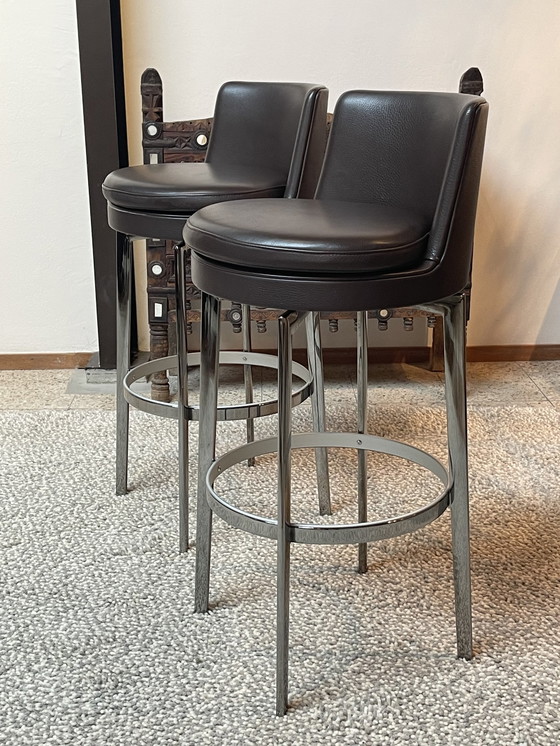 Image 1 of Flexform Feelgood Barstools (2)