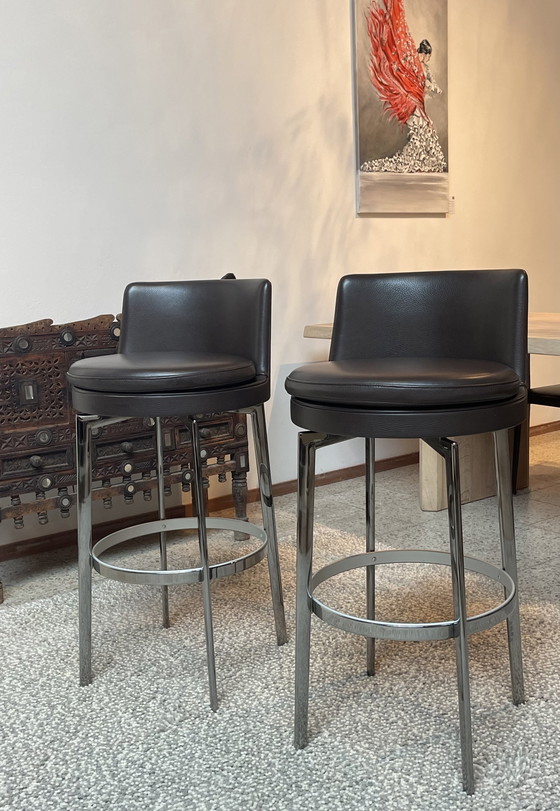 Image 1 of Flexform Feelgood Barstools (2)