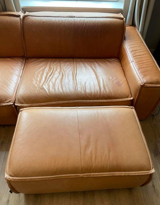 Fest Amsterdam Real Leather Sofa 3 Pieces. Bought For 3500 Plus See Listing Price. New 3500 - 4000 Euro