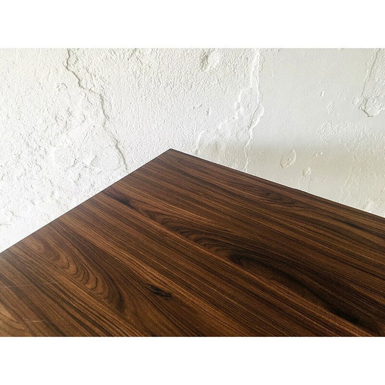 Image 1 of Vintage black metal and formica desk for Adico, Portugal 1970