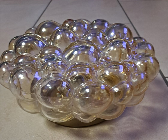 Image 1 of Helena Tynell For Limburg Bubble glass ceiling/wall lamp 70Er