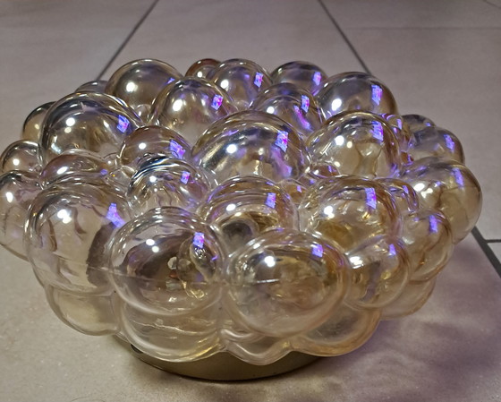 Image 1 of Helena Tynell For Limburg Bubble glass ceiling/wall lamp 70Er