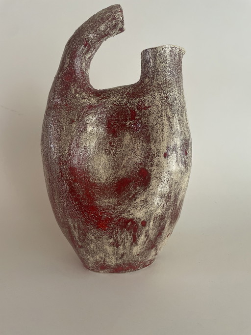 Vase in pottery