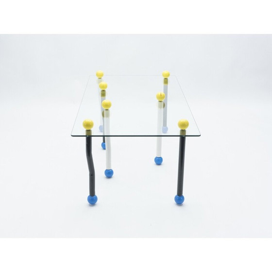 Image 1 of Tavolino da caffè vintage in legno dipinto, Italia 1980-1990