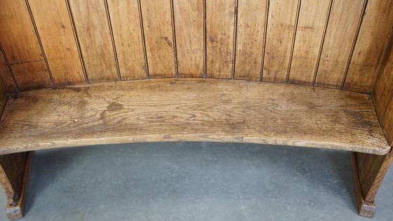 Image 1 of English Wooden Pub Settle