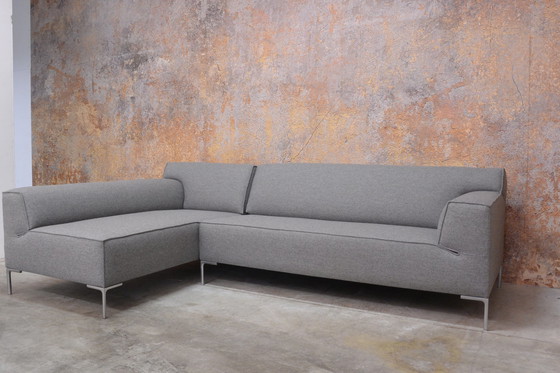 Image 1 of Newly upholstered Design on Stock Bloq corner sofa