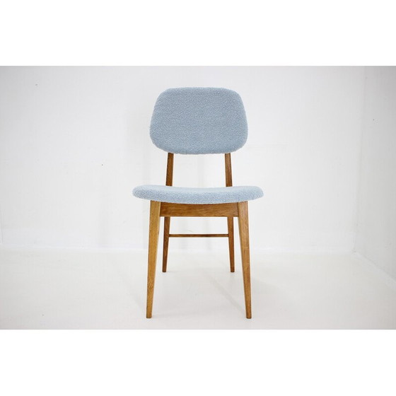 Image 1 of Set of 3 vintage oak dining chairs, Czechoslovakia 1960