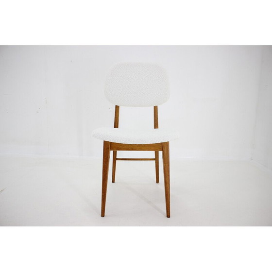 Image 1 of Set of 3 vintage oak dining chairs, Czechoslovakia 1960