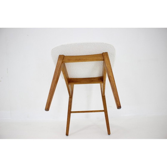 Image 1 of Set of 3 vintage oak dining chairs, Czechoslovakia 1960