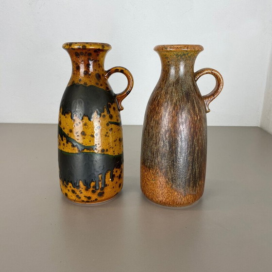 Image 1 of Pair of vintage ceramic vases by Scheurich, Germany 1970s