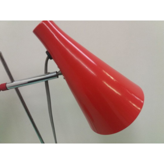Image 1 of Pair of vintage metal lamps, Czechoslovakia 1960