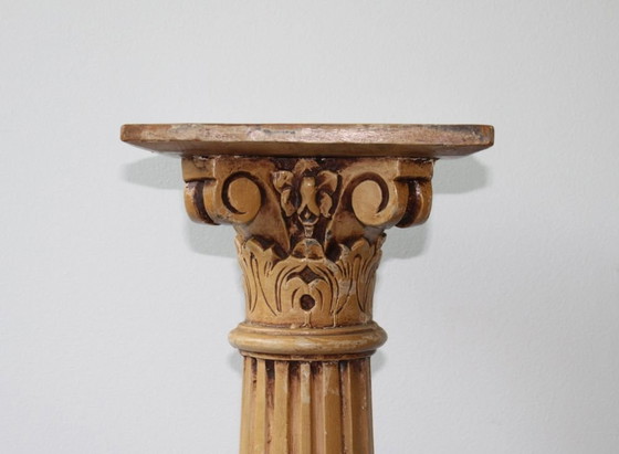 Image 1 of Ionic pedestal, Corinthian style, 19th century.