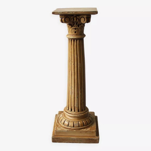 Ionic pedestal, Corinthian style, 19th century.