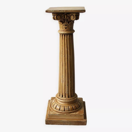 Image 1 of Ionic pedestal, Corinthian style, 19th century.