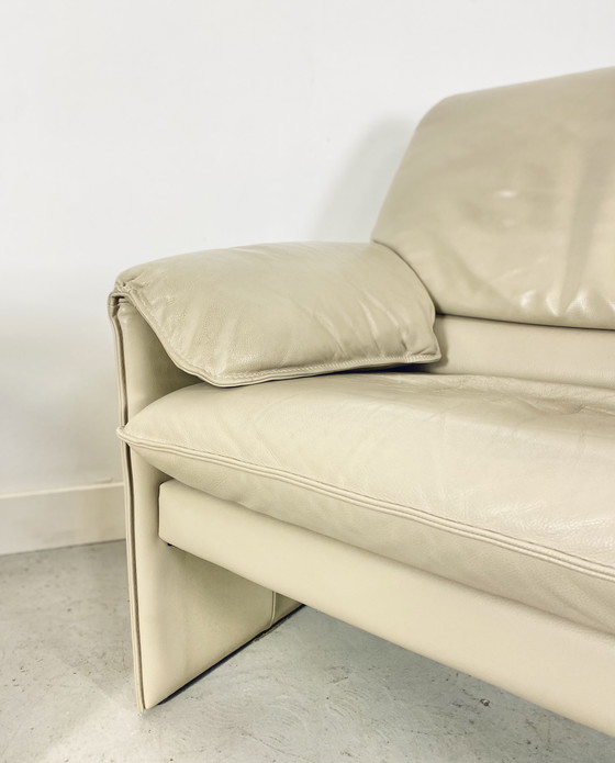 Image 1 of 2x Leolux bora bora armchair beige leather