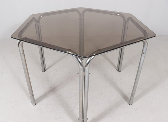 Image 1 of Hexagonal Mid - Century dining table, Italy, 1970s