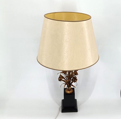 Vintage sheaf of wheat table lamp - 1960s