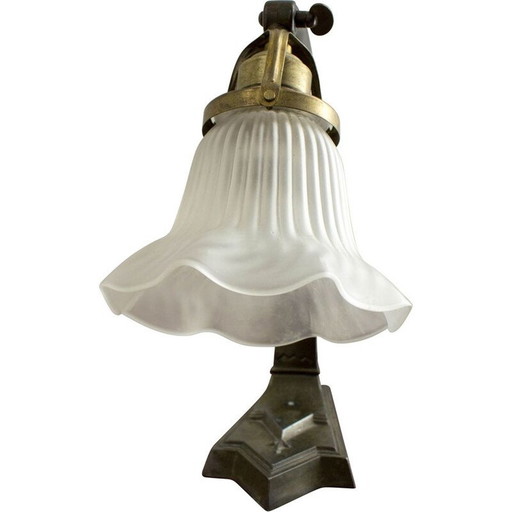 Lampada da tavolo vintage in stile liberty, 1910
