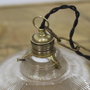 Lampada a sospensione Art Déco Holophane