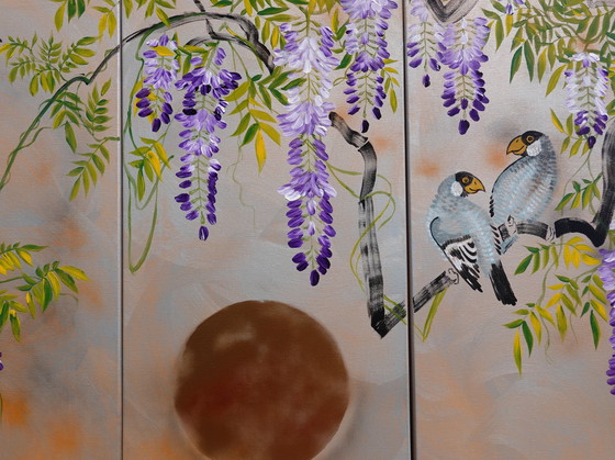 Image 1 of Ksavera - Japanese Wisteria J303 - Painting