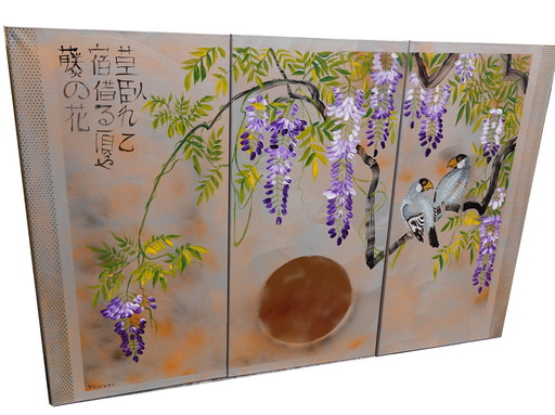 Ksavera - Japanese Wisteria J303 - Painting