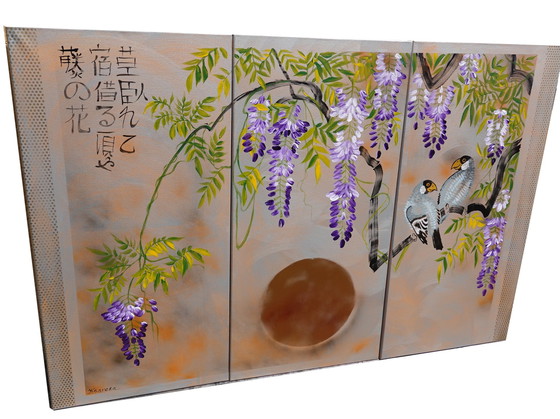 Image 1 of Ksavera - Japanese Wisteria J303 - Painting