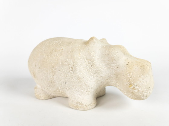 Image 1 of Orhan Otay sculpture of a hippopotamus