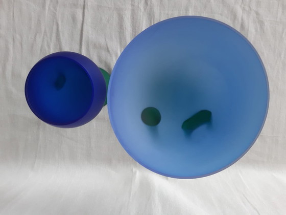 Image 1 of Józefina Art Glass Chalice And Bowl