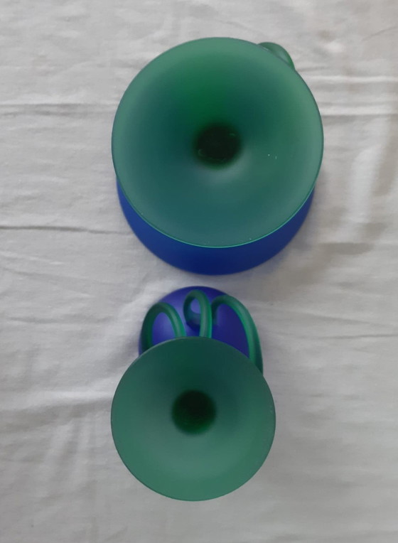 Image 1 of Józefina Art Glass Chalice And Bowl