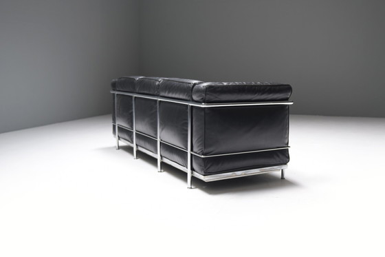 Image 1 of LC 2 set 1978 - Le Corbusier, Pierre Jeanneret & Charlotte Perriand - Cassina