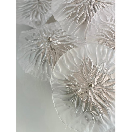 Image 1 of Contemporary Floreal Murano Glass Flush Mount By Simoeng