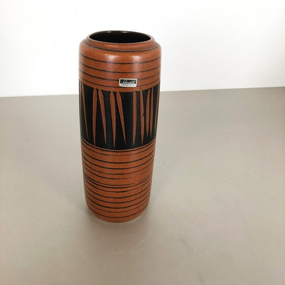 Image 1 of Vaso vintage in ceramica Fat Lava di Scheurich, Germania, anni '70