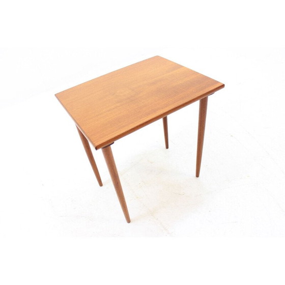 Image 1 of Vintage Danish nesting table in teak