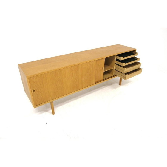 Image 1 of Scandinavian vintage oakwood sideboard, Denmark 1960