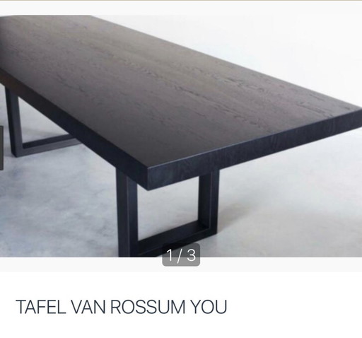 Design Dining Table Van Rossum You