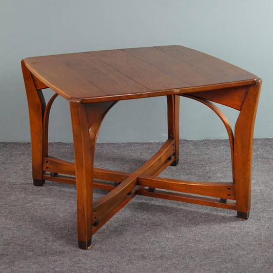 Image 1 of Square coffee table from Schuitema from the Art Nouveau series