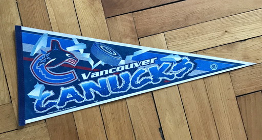 Large pennant Ice Hockey Vancouver