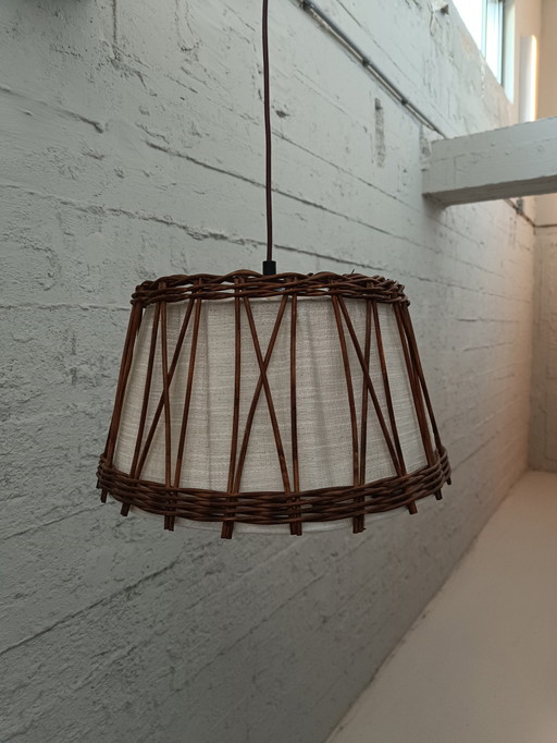 Vintage Pendant Lamp Pitrite Linen
