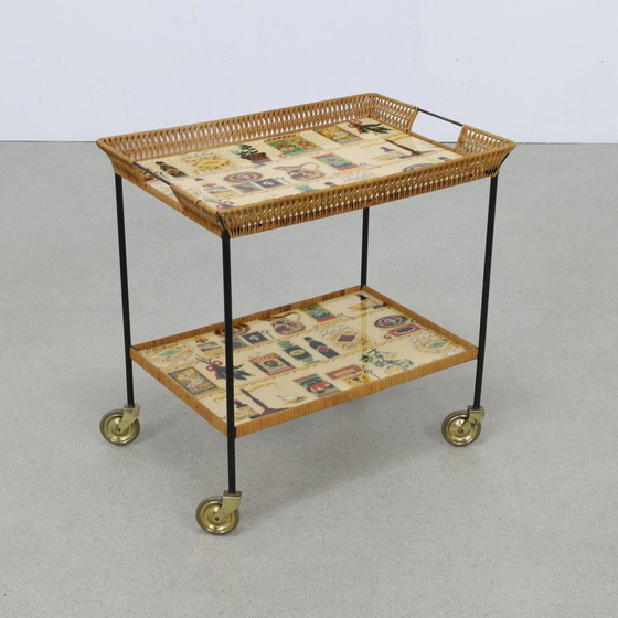 Image 1 of Vintage Serving Cart Trolley, 1960S