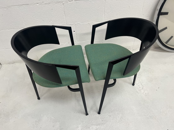 Image 1 of 2X Castelijn " Lettuce" Dining Chair, 1980s