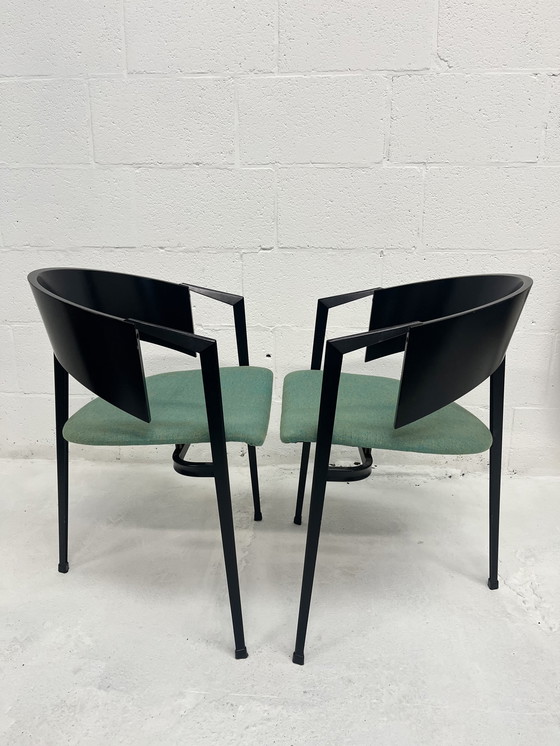 Image 1 of 2X Castelijn " Lettuce" Dining Chair, 1980s