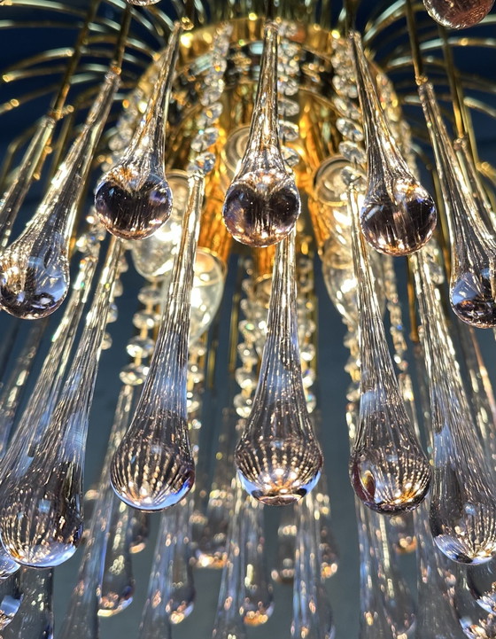 Image 1 of Vintage Rose Teardrop Chandelier