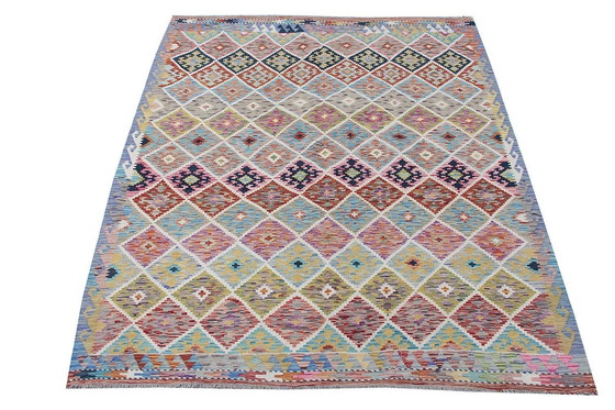 Image 1 of Wool Afghan Kilim - 238 X 188 Cm - New