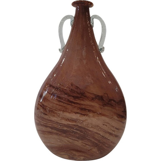 Image 1 of Vintage blown Murano glass vase for Roche Bobois, France