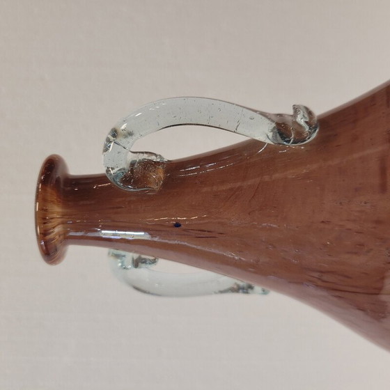 Image 1 of Vintage blown Murano glass vase for Roche Bobois, France