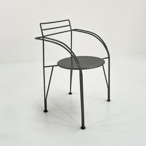 Lune D’Argent Postmodern Chair By Pascal Mourgue For Fermob, 1985