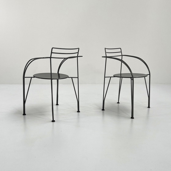 Image 1 of Lune D’Argent Postmodern Chair By Pascal Mourgue For Fermob, 1985