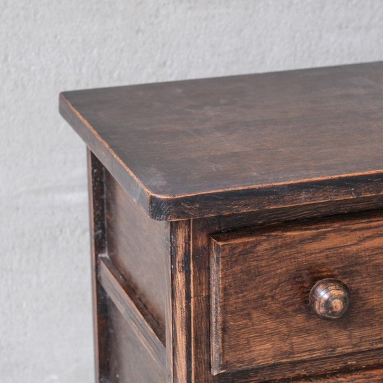 Image 1 of French oakwood low chest of drawers by Charles Dudouyt, 1940s