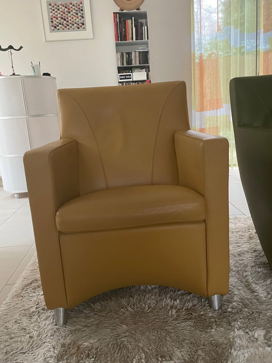 Image 1 of 2x Leolux Dolcinea armchairs