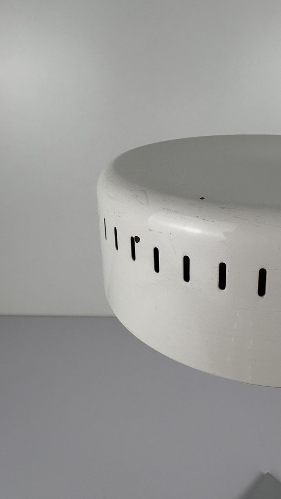 Image 1 of Lampada da scrivania vintage in metallo Robert Sonneman bianco cromato